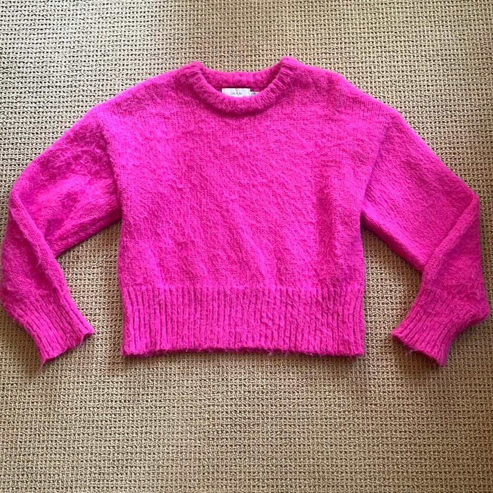 Greylin Hot Pink Fuzzy Sweater - WORN ONCE